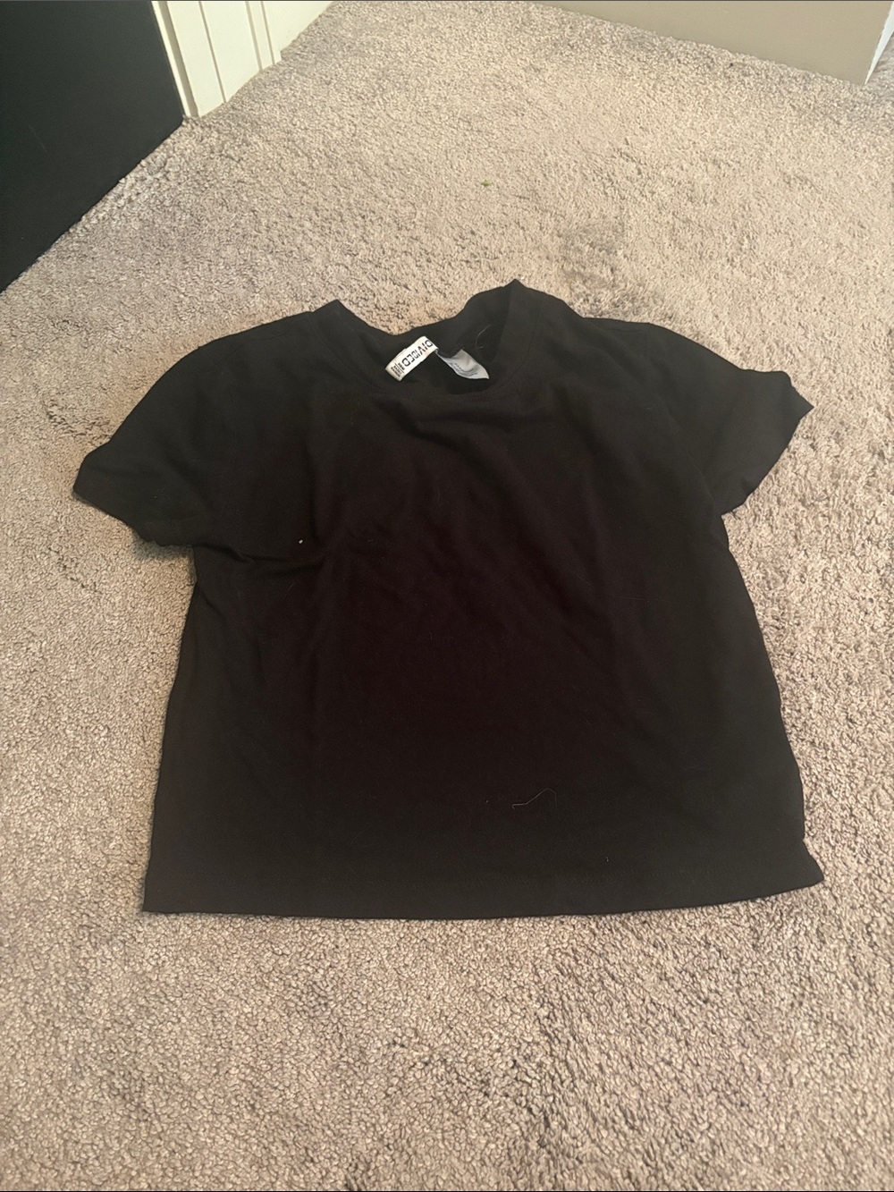 H&M Black Short-Sleeve Crewneck Tee